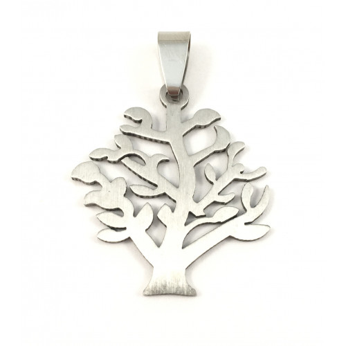 Metal stainless steel tree pendant
